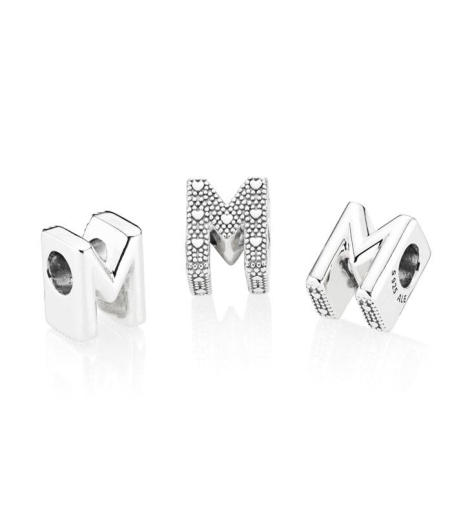 Charm Pandora Letra M 797467