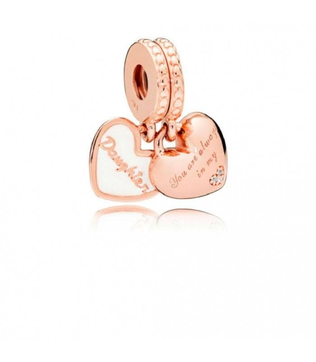 Charm Pandora Corazones Madre e Hija 82072EN23