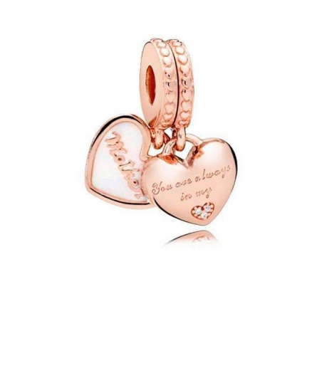 Charm Pandora Corazones Madre e Hija 82072EN23