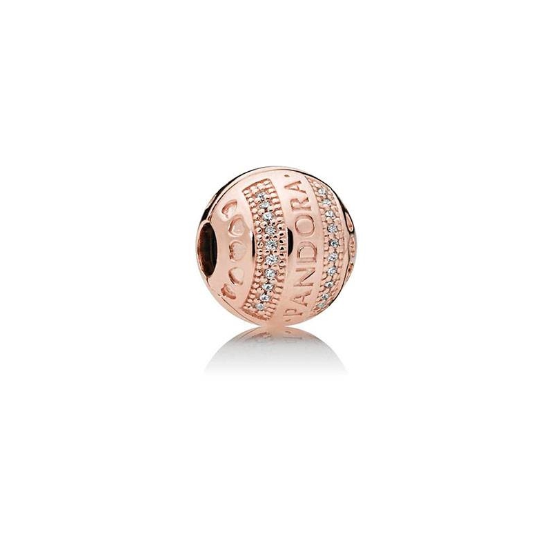 Clip Pandora  Rose Firma Corazones de PANDORA 787433CZ