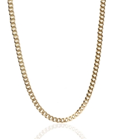 Cadena "Cosine"  Eslabones Barbados Oro 18k 60cm