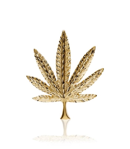 Colgante "Marihuana" Oro 18k.