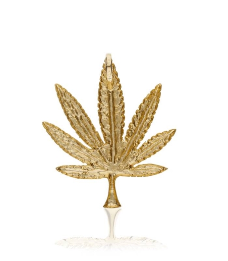 Colgante "Marihuana" Oro 18k.