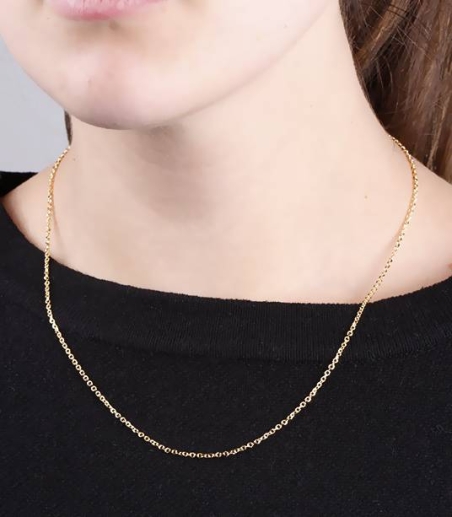 Cadena "Geepy"  Eslabones Oro 18k 45cm