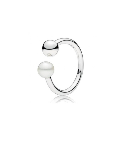 Anillo pandora online perla blanca