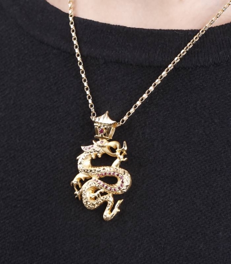 Colgante "Dragon" Oro 18k.