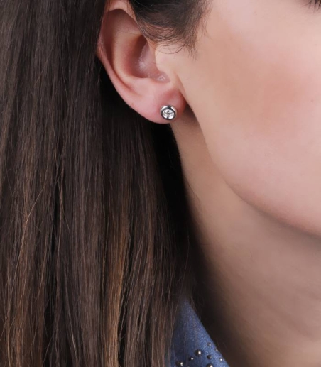 Pendientes Oro 18k y diamantes 0.30cts "Mila"
