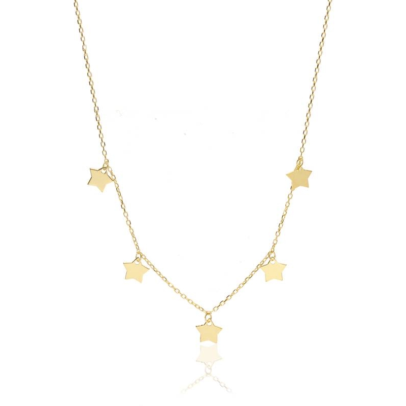 Gargantilla "MiniStars" oro 18k.