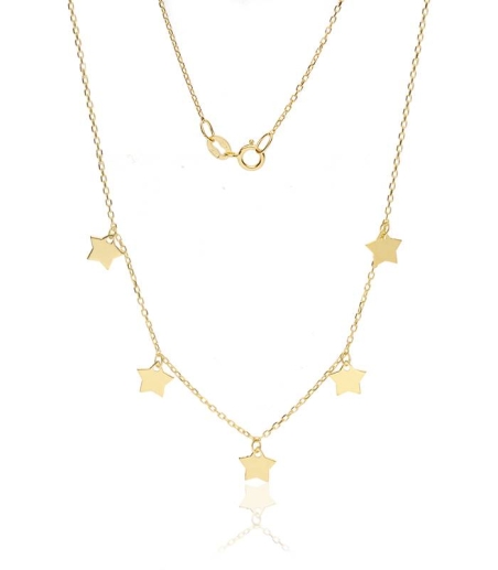 Gargantilla "MiniStars" oro 18k.