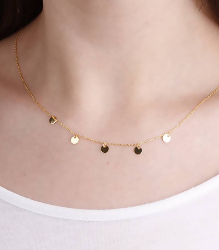 Gargantilla "MiniMoons" oro 18k.