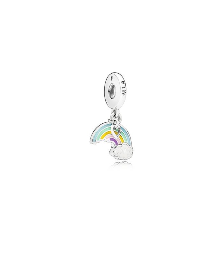 Charm colgante  plata ley Arco Iris del Amor 797016ENMX