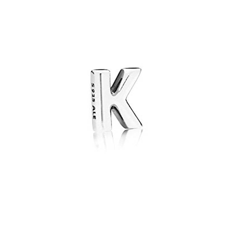 Charm Petite Pandora en plata de ley Letra K 797329