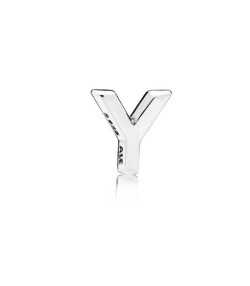 Charm Petite Pandora en plata de ley Letra Y 797343