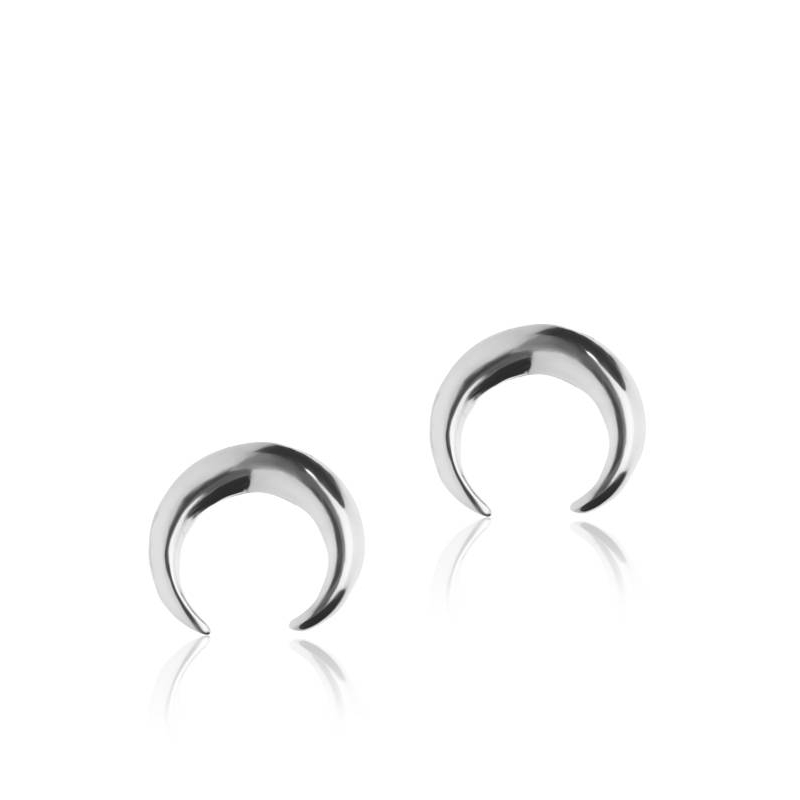 Pendientes "Lunita" Plata de Ley