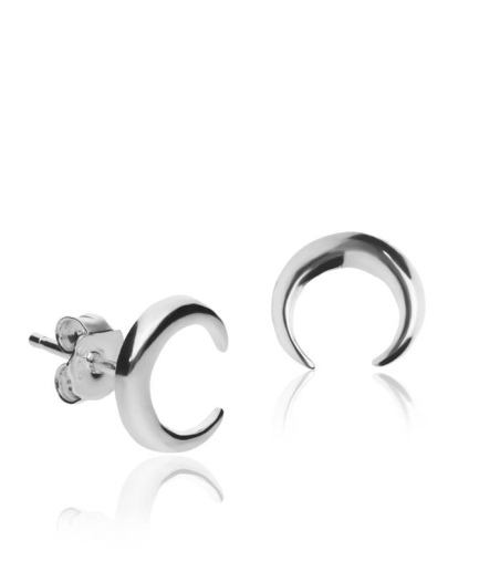Pendientes "Lunita" Plata de Ley