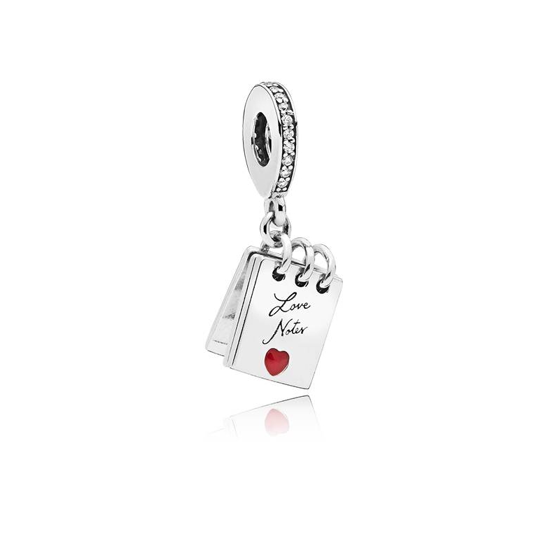 Charm colgante en plata de ley Notas de Amor 797835CZ