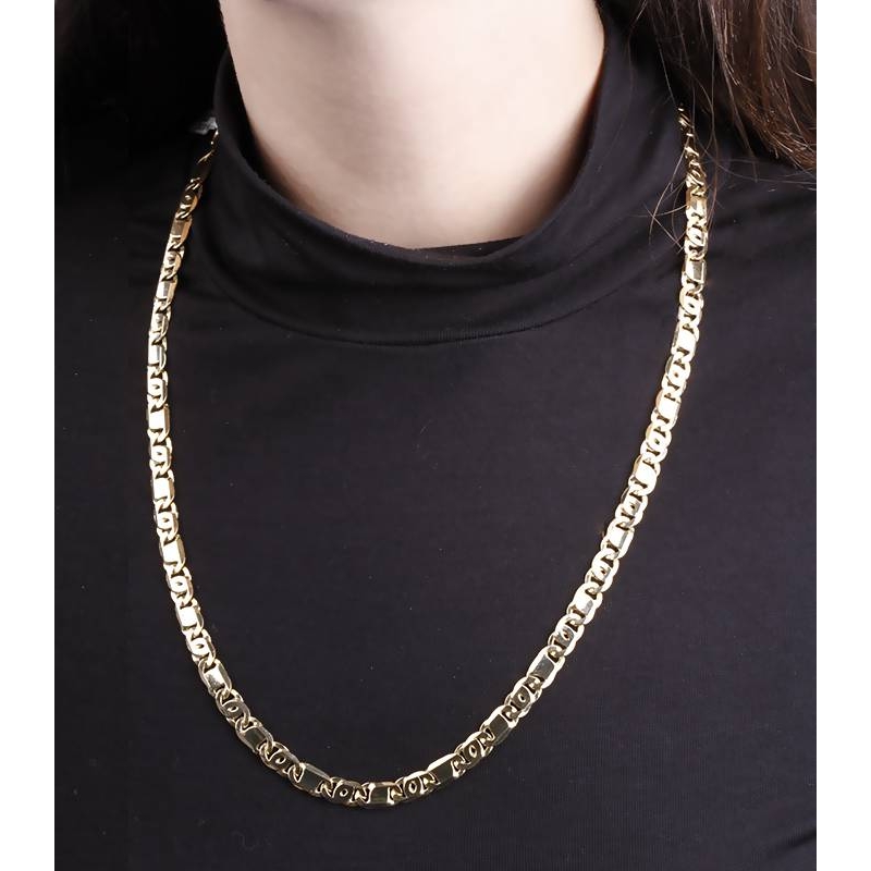 Cadena Caballero Eslabón italiano Oro 18k