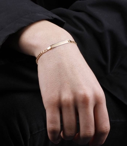 Esclava "Delmar" Eslabones Oro 18k.