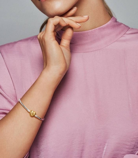 Pulsera PANDORA Moments en plata de ley 567163