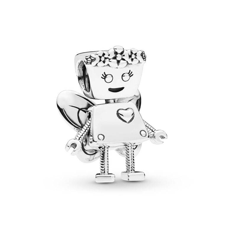 Charm en plata de ley Bella Bot Floral 797856