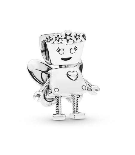 Charm en plata de ley Bella Bot Floral 797856