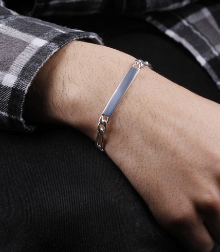 Esclava Plata primera ley 20cm "Petro"