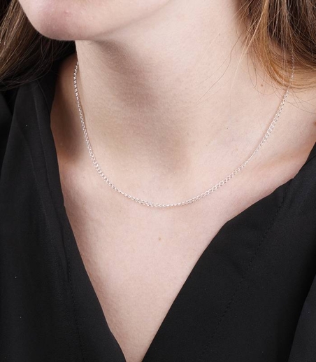 Cadena Plata de ley 40cm "Silen"