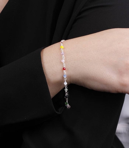 Pulsera "Rainbow" Plata de ley