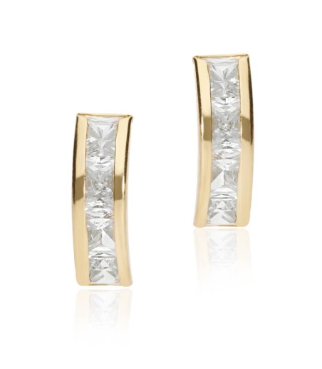 PENDIENTES "KAVYA" ORO 18K