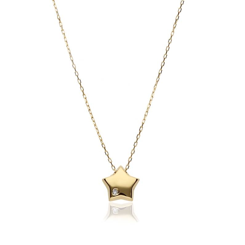 Gargantilla "Lucía" oro 18k y diamante