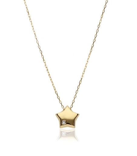 Gargantilla "Lucía" oro 18k y diamante