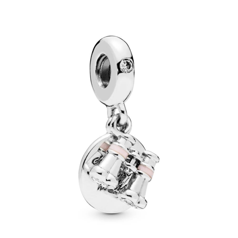 Charm Pandora colgante en plata de ley Prismáticos 798062CZ