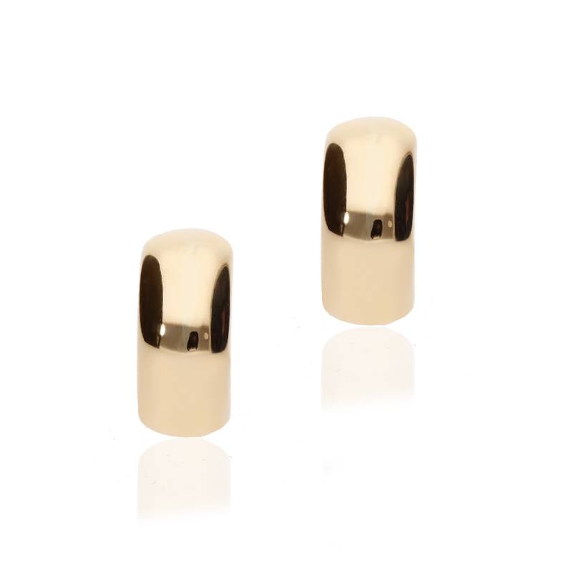 Pendientes "Cleo" Medio Aro Oro 18k.