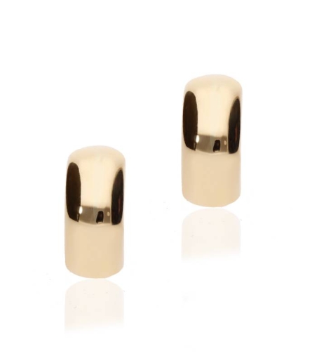 Pendientes "Cleo" Medio Aro Oro 18k.