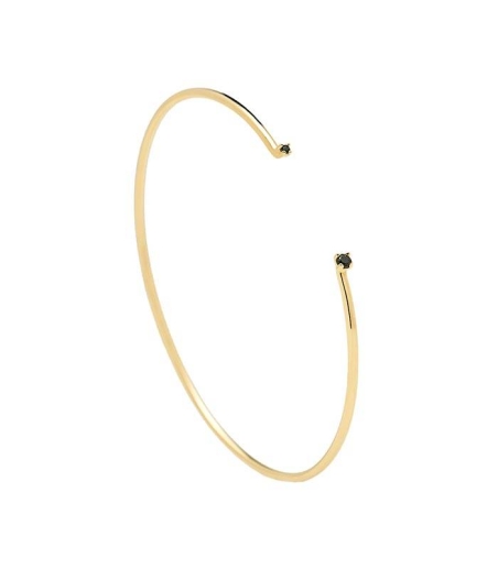 Pulsera Plata PDPAOLA "Balck Bloom Gold" PU01-063-U