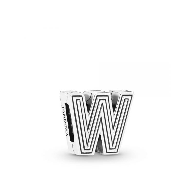 Charm Pandora Reflexions Letra W Charm Pandora Reflexions Letra W
