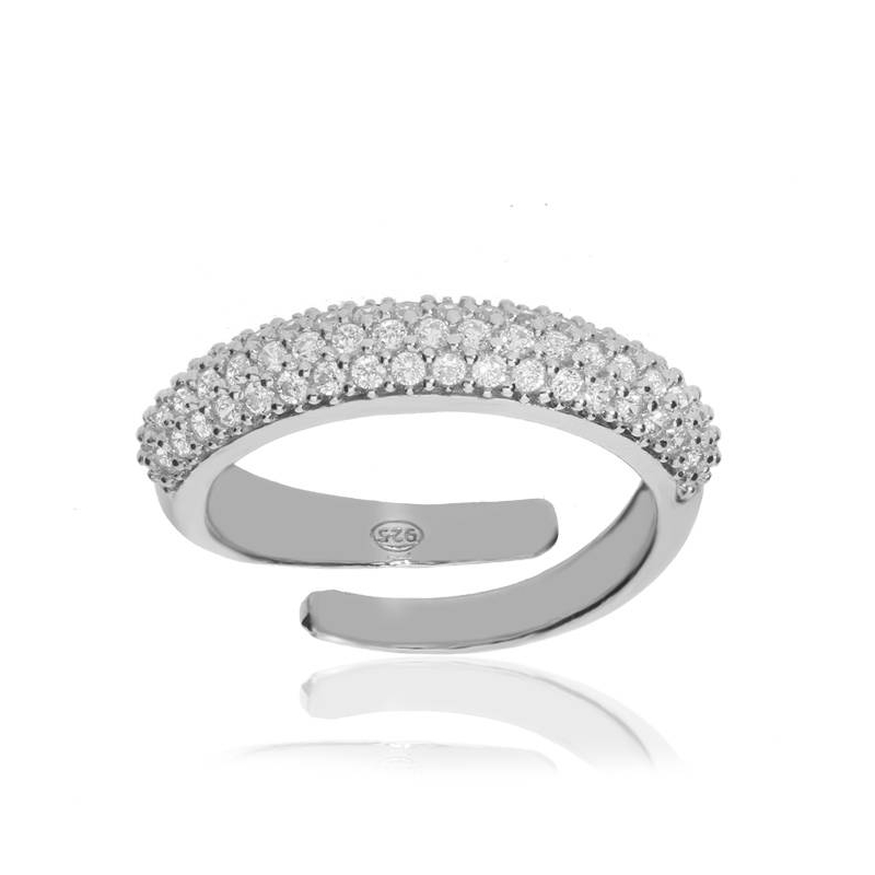 Anillo "Mystery Silver" en plata de primera ley y circonitas Anillo "Mystery Silver" en plata de primera ley y circonitas