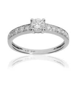 Anillos de diamantes de calidad certificada - Anillos de compromiso -  Joyerías Sánchez