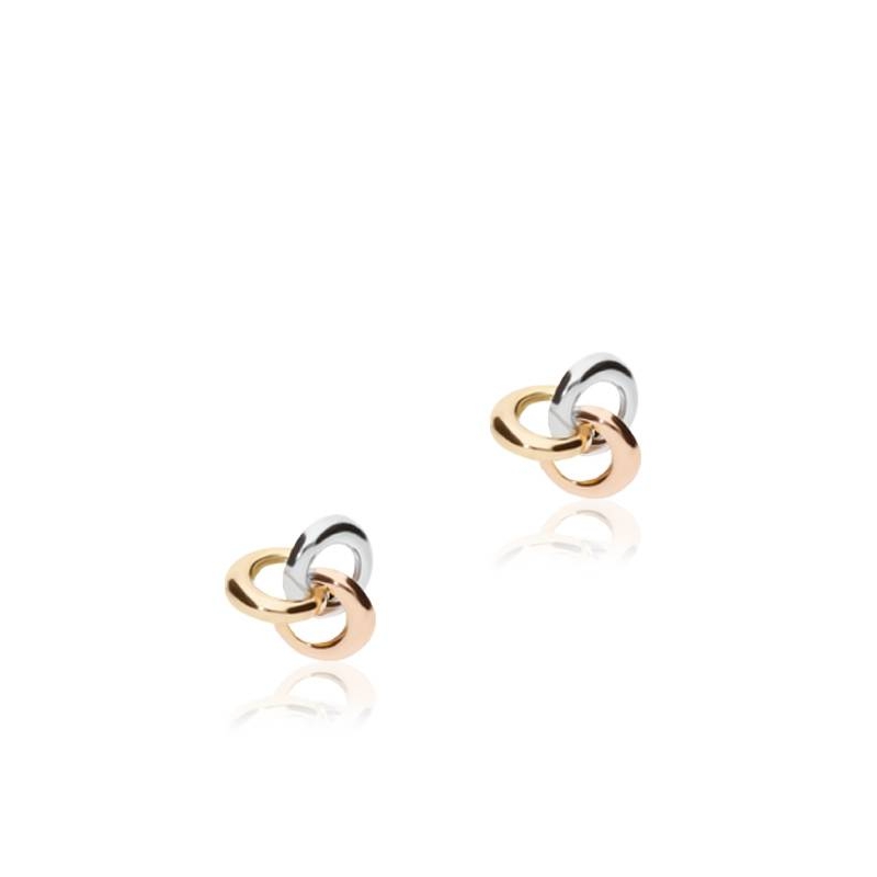 Pendientes "Isis" Oro 18k  y circonitas