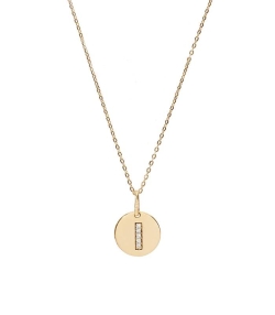 Gargantilla Oro 18k y diamantes 0.015cts "Bright I"