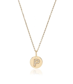 Gargantilla Oro 18k y diamantes 0.033cts "Bright P"