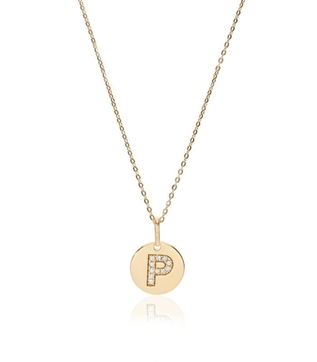 Gargantilla Oro 18k y diamantes 0.033cts "Bright P"