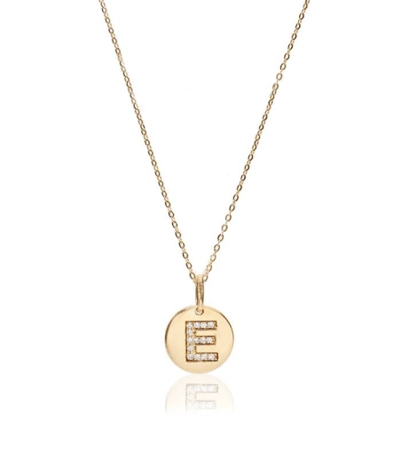 Gargantilla Oro 18k y diamantes 0.042cts "Bright E"