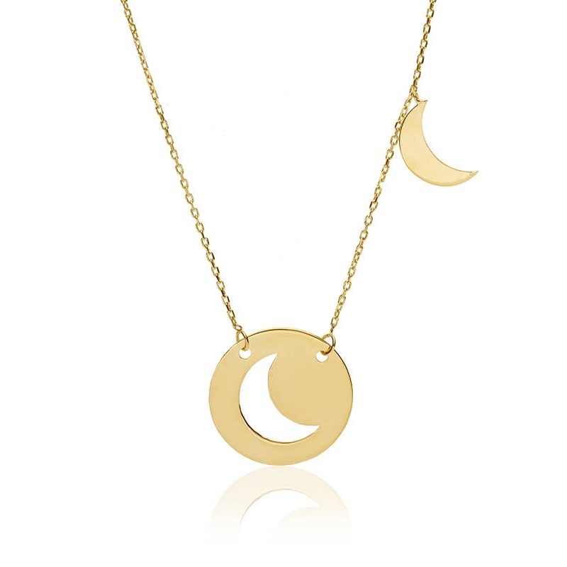 Gargantilla "Insolé Moon" en Oro 18k