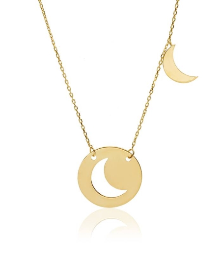 Gargantilla "Insolé Moon" en Oro 18k