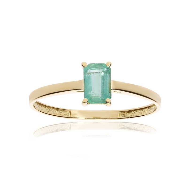 Anillo "Green Dream" Oro 18k. y piedra verde