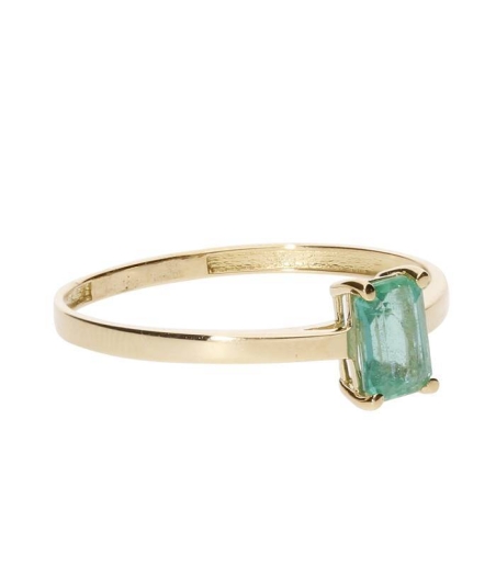 Anillo "Green Dream" Oro 18k. y piedra verde