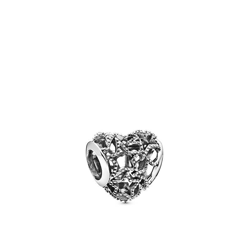 Charm Pandora Corazón Estrellas 798462C00