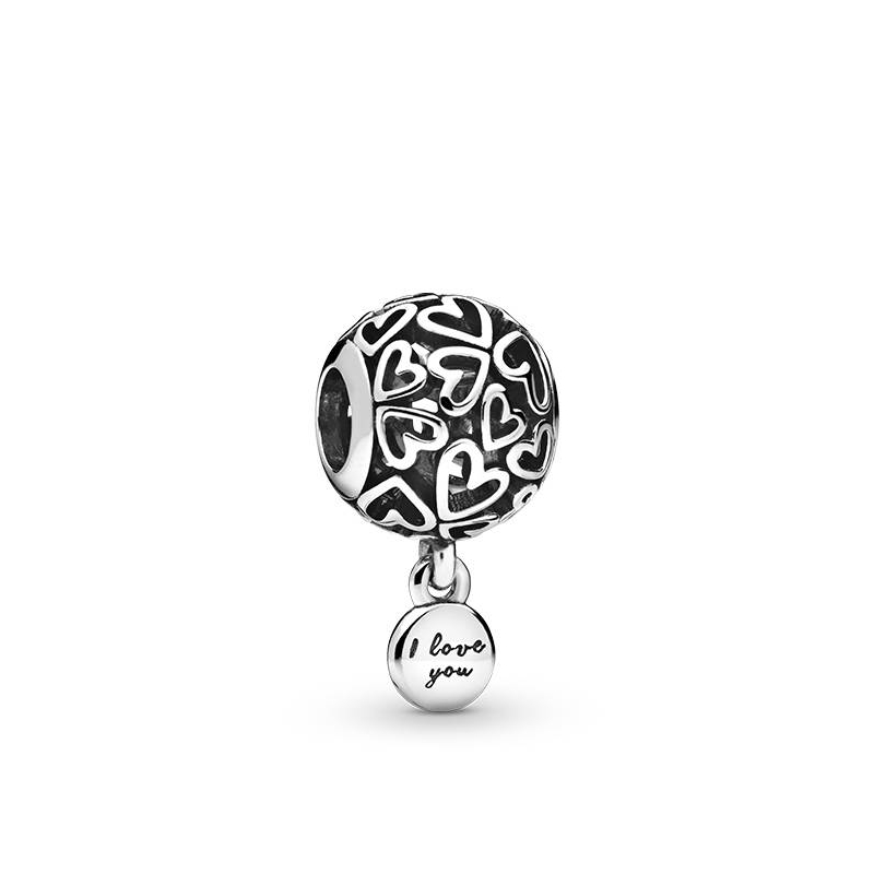 Charm Pandora Plata Corazones 798606C00