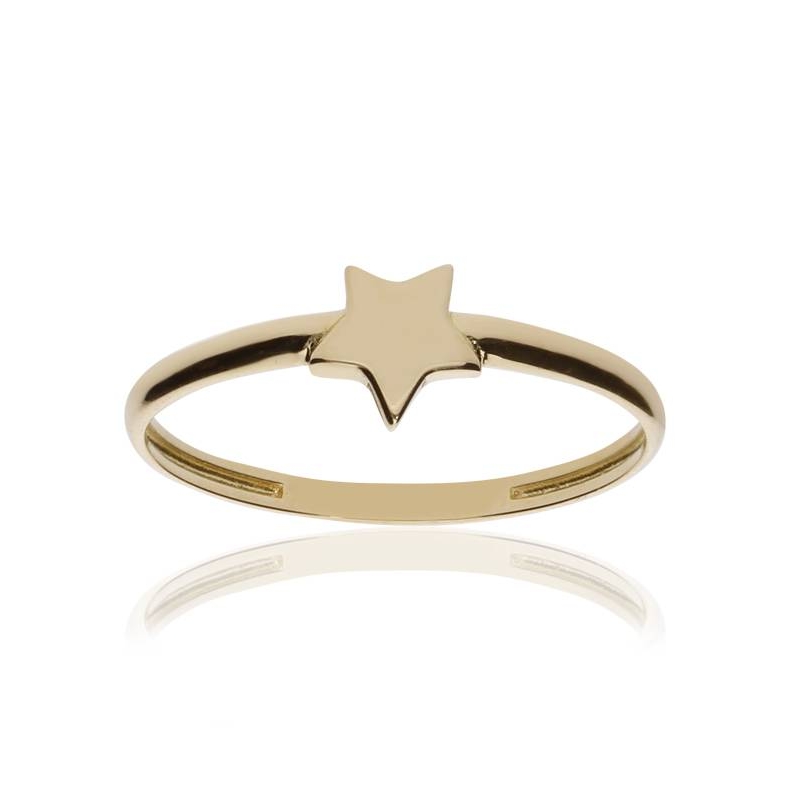 Anillo "Minimal Star" Oro 18k